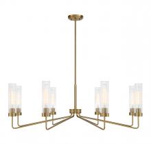 Savoy House Canada 1-8860-8-322 - Baker 8-Light Chandelier in Warm Brass