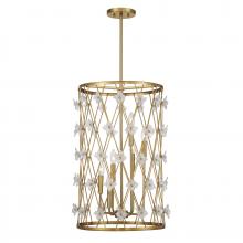 Savoy House Canada 3-8412-6-322 - Bailey 6-Light Pendant in Warm Brass