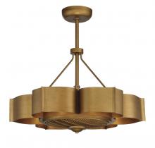 Savoy House Canada 39-FD-125-54 - Stockholm 6-Light Fan D'Lier in Gold Patina