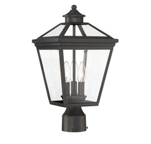 Savoy House Canada 5-147-13 - Ellijay 3-Light Outdoor Post Lantern in English Bronze