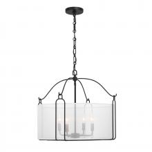 Savoy House Canada 7-1693-4-89 - Ashlay 4-Light Pendant in Matte Black