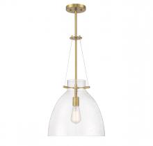 Savoy House Canada 7-7006-1-322 - Foster 1-Light Pendant in Warm Brass