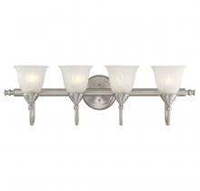 Savoy House Canada 8-1062-4-SN - Brunswick 4-Light Bathroom Vanity Light in Satin Nickel