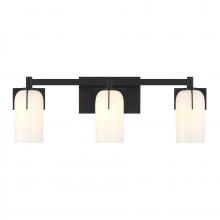 Savoy House Canada 8-4128-3-BK - Caldwell 3-Light Bathroom Vanity Light in Matte Black