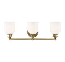 Savoy House Canada 8-6836-3-322 - Melrose 3-Light Bathroom Vanity Light in Warm Brass