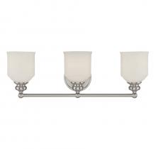 Savoy House Canada 8-6836-3-SN - Melrose 3-Light Bathroom Vanity Light in Satin Nickel