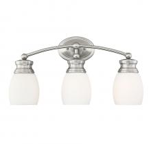 Savoy House Canada 8-9127-3-SN - Elise 3-Light Bathroom Vanity Light in Satin Nickel