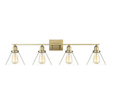 Savoy House Canada 8-9130-4-322 - Drake 4-Light Bathroom Vanity Light in Warm Brass