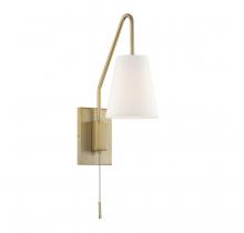 Savoy House Canada 9-0900CP-1-322 - Owen 1-Light Adjustable Wall Sconce in Warm Brass