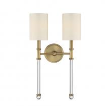 Savoy House Canada 9-103-2-322 - Fremont 2-Light Wall Sconce in Warm Brass