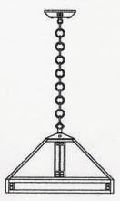 Arroyo Craftsman PH-18WO-BK - 18" prairie pendant