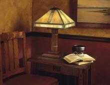 Arroyo Craftsman PTL-15CS-S - 15" prairie table lamp
