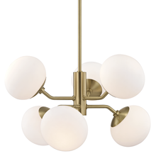 Mitzi by Hudson Valley Lighting H134806-AGB - Estee Chandelier