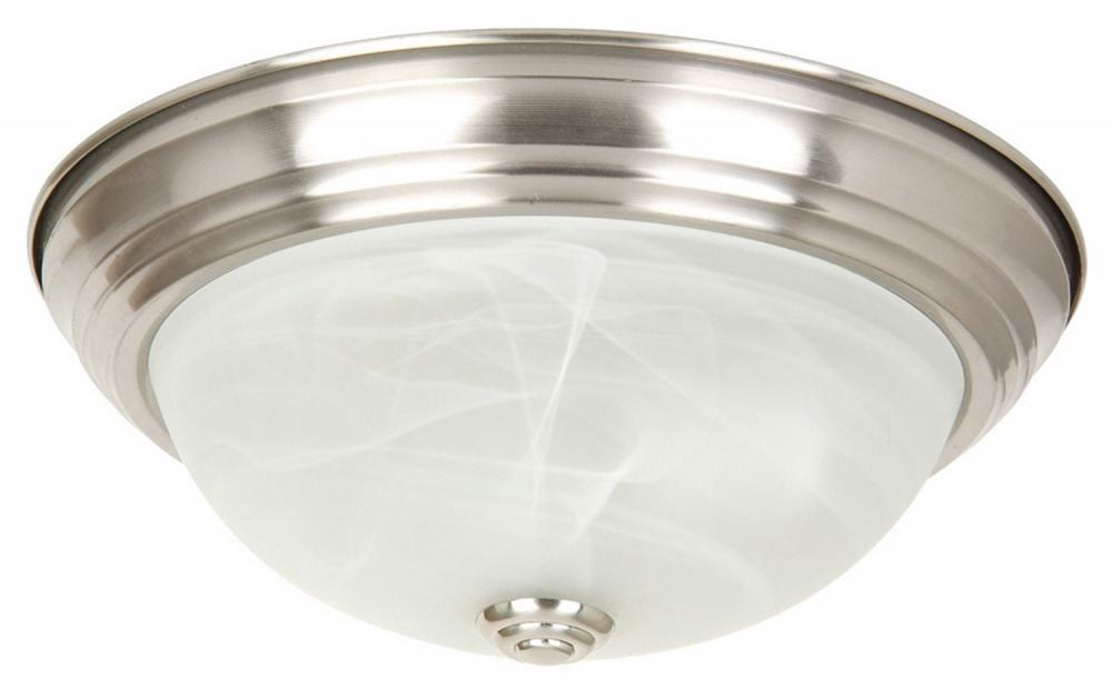 Nickel Bowl Flush Mount