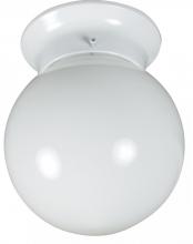 Yosemite Lighting 77-947WH - White Bowl Flush Mount