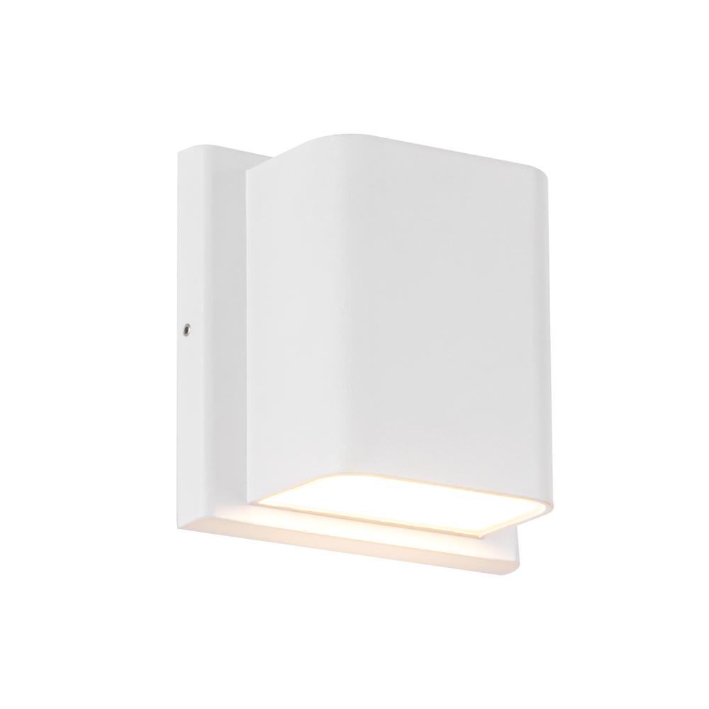 Tolan 4-in White LED All terior Wall