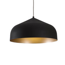 Kuzco Lighting Inc PD9117-BK/GD - Helena 17-in Black/Gold LED Pendant