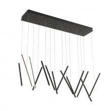 Kuzco Lighting Inc LP14840-BK-UNV-010 - Chute 40-in Black LED Linear Pendant