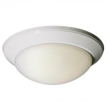 Galaxy Lighting 626102WH 213EB - Flush Mount Ceiling Light - in White finish with White Glass