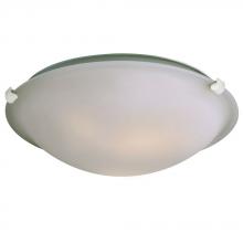 Galaxy Lighting 680116FR-WH226E - Flush Mount Ceiling Light - in White finish with Frosted Glass