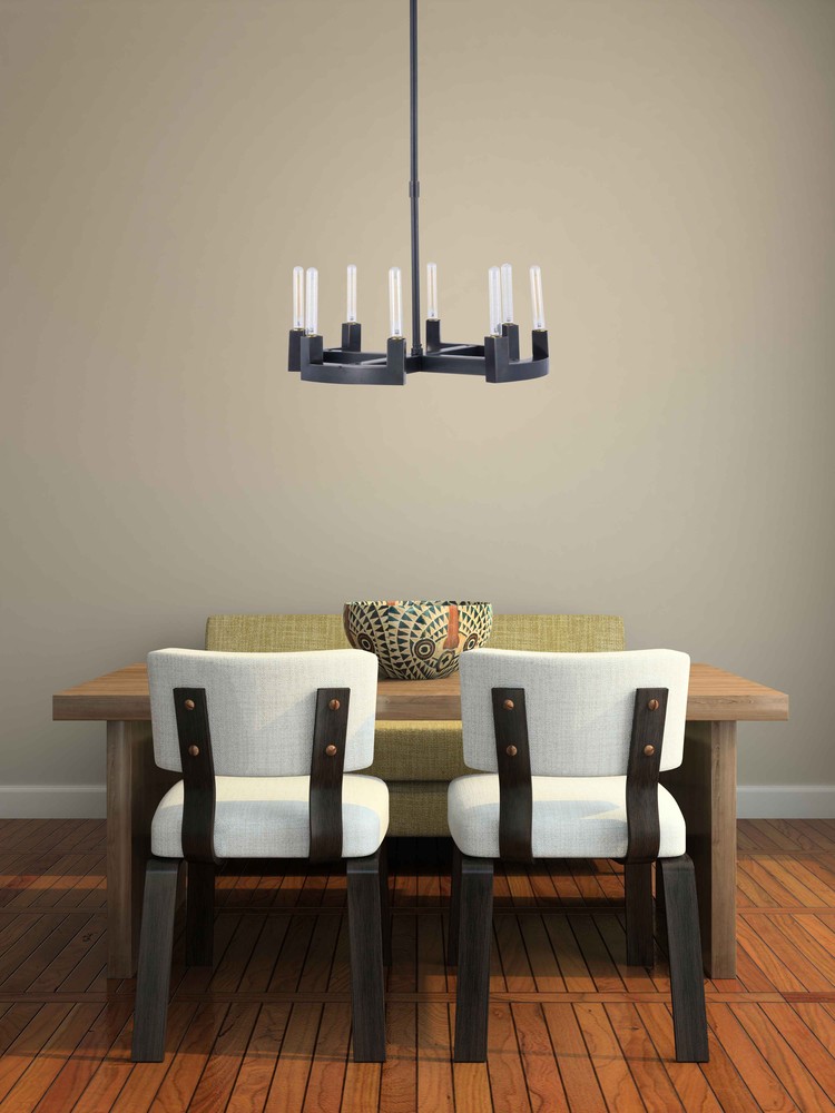 bronze 8 light chandelier