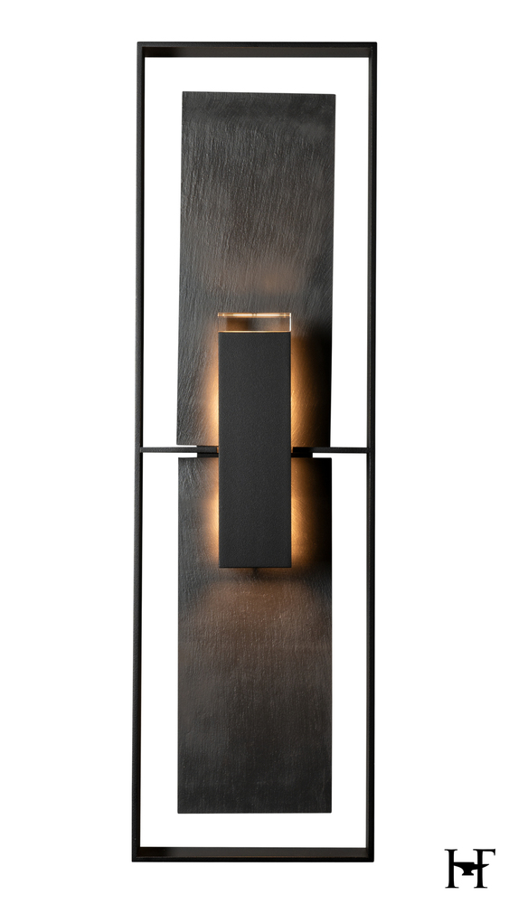 Shadow Box Tall w/Slate Dark Sky Friendly Outdoor Sconce