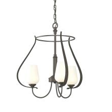 Hubbardton Forge - Canada 103047-SKT-07-GG0303 - Flora 3 Arm Chandelier