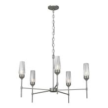 Hubbardton Forge - Canada 105060-SKT-85-CR - Luma 5 Arm Chandelier