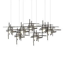 Hubbardton Forge - Canada 131096-SKT-LONG-14-YC0305 - Tura 7-Light Frosted Glass Pendant