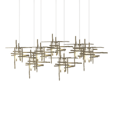 Hubbardton Forge - Canada 131096-SKT-LONG-84-YC0305 - Tura 7-Light Frosted Glass Pendant