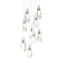 Hubbardton Forge - Canada 131101-SKT-LONG-05-CR - Luma 9-Light Large Crystal Pendant