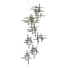 Hubbardton Forge - Canada 131109-SKT-LONG-07-YC0305 - Tura 9-Light Frosted Glass Pendant