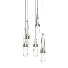 Hubbardton Forge - Canada 131120-SKT-LONG-85-YJ0434 - Link 5-Light Blown Glass Pendant