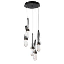 Hubbardton Forge - Canada 131120-SKT-STND-14-YJ0434 - Link 5-Light Blown Glass Pendant