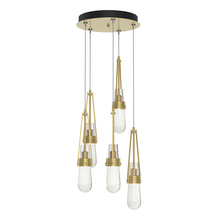 Hubbardton Forge - Canada 131120-SKT-STND-86-YG0434 - Link 5-Light Blown Glass Pendant