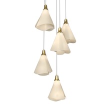 Hubbardton Forge - Canada 131122-SKT-LONG-86-SH1987 - Mobius 5-Light Pendant