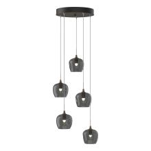 Hubbardton Forge - Canada 131123-SKT-STND-05-YL0709 - Ume 5-Light Pendant