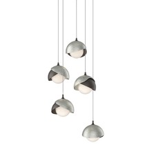 Hubbardton Forge - Canada 131125-SKT-LONG-14-85-GG0711 - Brooklyn 5-Light Double Shade Pendant