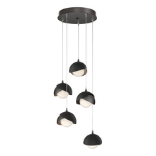 Hubbardton Forge - Canada 131125-SKT-STND-89-10-GG0711 - Brooklyn 5-Light Double Shade Pendant