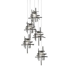 Hubbardton Forge - Canada 131126-SKT-LONG-07-II0728 - Tura 5-Light Seeded Glass Pendant