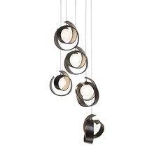 Hubbardton Forge - Canada 131129-SKT-LONG-14-GG0711 - Riza 5-Light Pendant