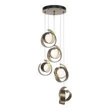 Hubbardton Forge - Canada 131129-SKT-STND-84-GG0711 - Riza 5-Light Pendant