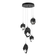 Hubbardton Forge - Canada 131139-SKT-LONG-10-BP0756 - Chrysalis 5-Light Mixed Crystal Pendant