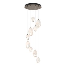 Hubbardton Forge - Canada 131142-SKT-LONG-05-WP0756 - Chrysalis 9-Light Mixed Crystal Pendant