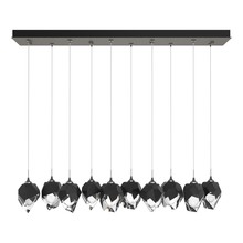 Hubbardton Forge - Canada 131143-SKT-LONG-20-BP0754 - Chrysalis 10-Light Small Crystal Pendant