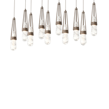 Hubbardton Forge - Canada 131200-SKT-LONG-05-YJ0434 - Link 10-Light Blown Glass Pendant