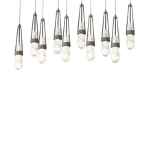 Hubbardton Forge - Canada 131200-SKT-LONG-20-YJ0434 - Link 10-Light Blown Glass Pendant