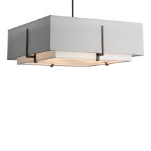 Hubbardton Forge - Canada 139635-SKT-MULT-07-SF2012-SA2401 - Exos Square Large Double Shade Pendant