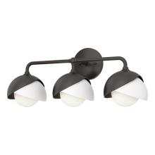 Hubbardton Forge - Canada 201375-SKT-14-02-GG0711 - Brooklyn 3-Light Double Shade Bath Sconce