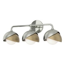 Hubbardton Forge - Canada 201375-SKT-85-84-GG0711 - Brooklyn 3-Light Double Shade Bath Sconce